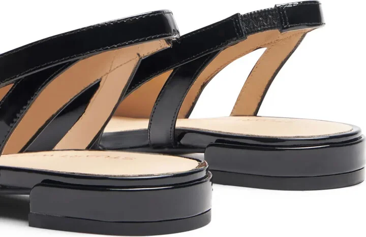 Sleek slingback leather pumps - Image 5