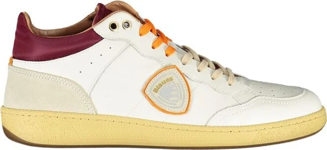 Sleek Sneakers with Contrast Men's Accents