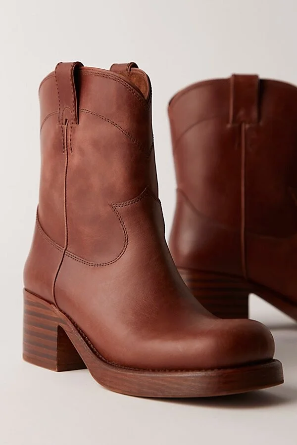 Sleepy Cowboy Ankle Boots - Image 4