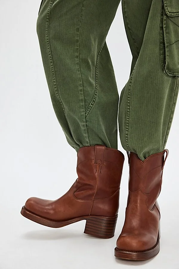 Sleepy Cowboy Ankle Boots