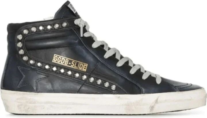 Slide Black with Studs Women's Sneakers