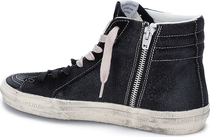 Slide Classic Glitter Upper Suede Toe Leather Star - Image 3
