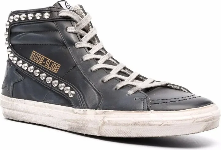 Slide Classic high-top distressed sneakers - Image 2