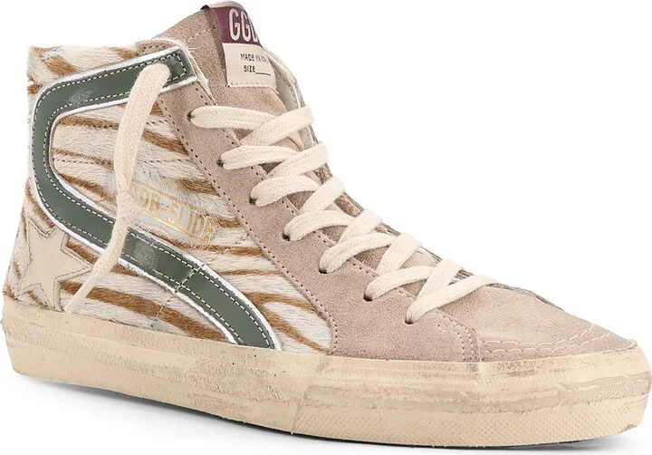 Slide Classic Suede And Pony Skin Sneakers - Image 2