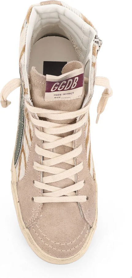 Slide Classic Suede And Pony Skin Sneakers - Image 5