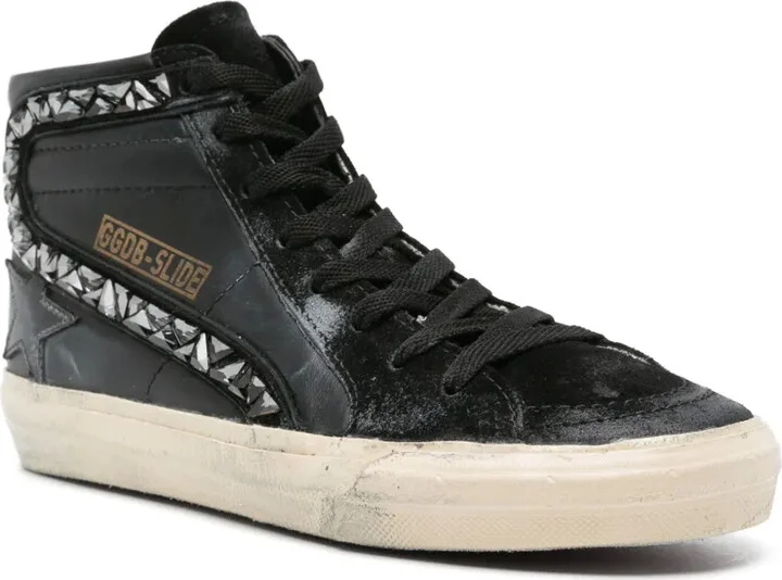 Slide crystal-embellished sneakers - Image 2