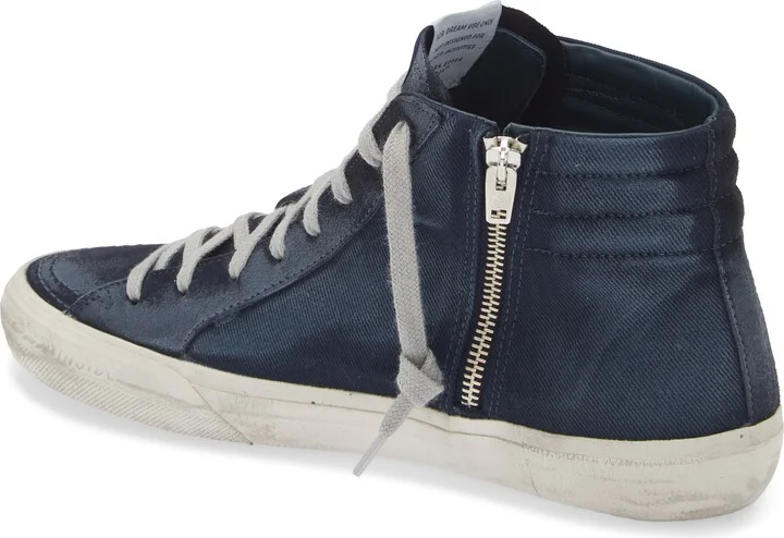 Slide Denim High Top Sneaker - Image 2