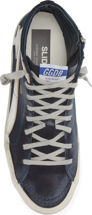 Slide Denim High Top Sneaker - Image 5