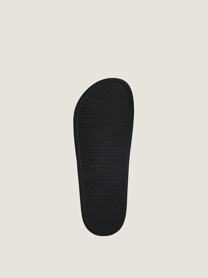 Slide flat sandals in rubber - Image 6