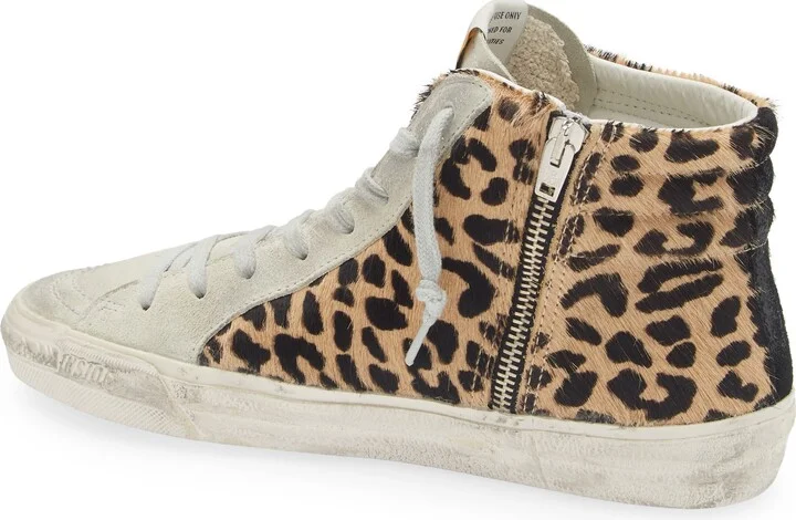 Slide Genuine Calf Hair High Top Sneaker - Image 2