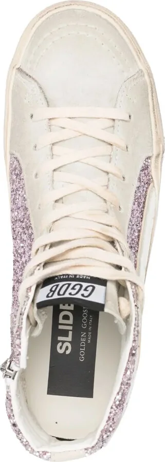 Slide glitter-detail sneakers - Image 4