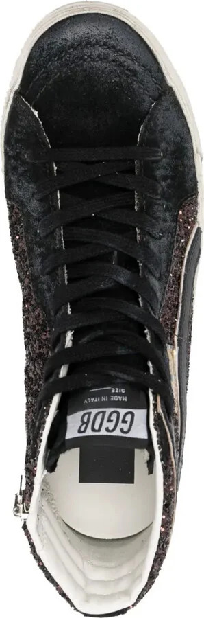 Slide glitter high-top sneakers - Image 4