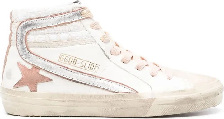 Slide high-top sneakers