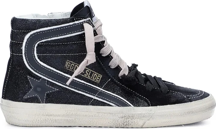 Slide high-top sneakers