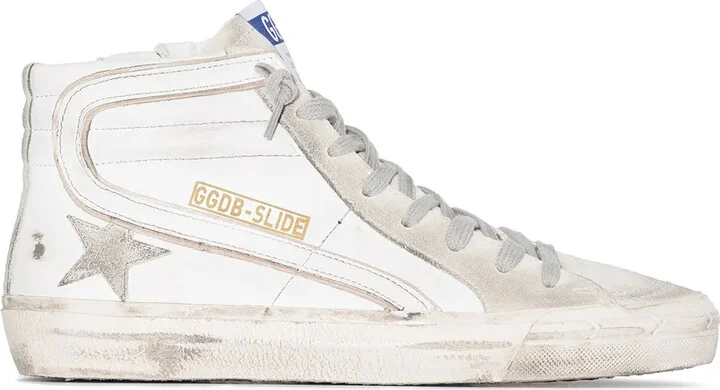Slide high-top sneakers