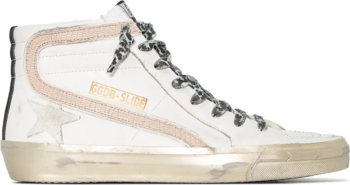 Slide high-top sneakers