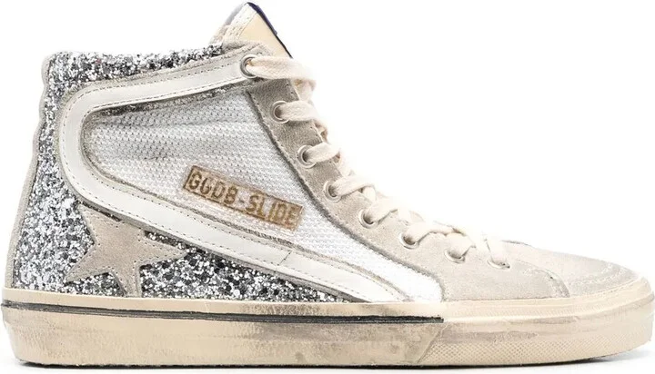 Slide high-top sneakers