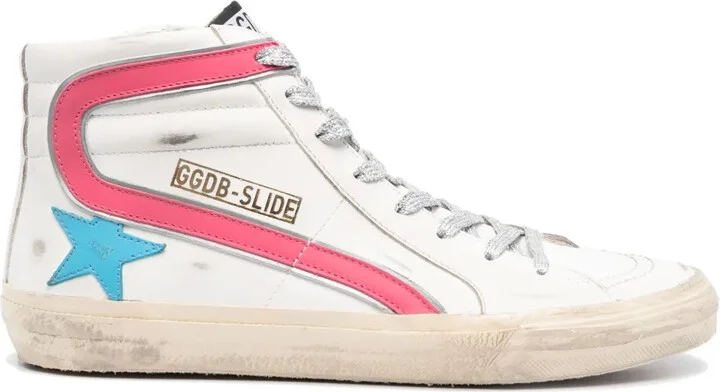 Slide high-top sneakers