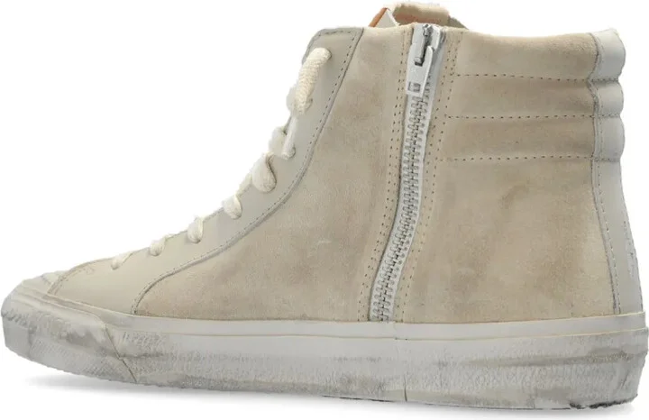 Slide high-top suede sneakers - Image 3