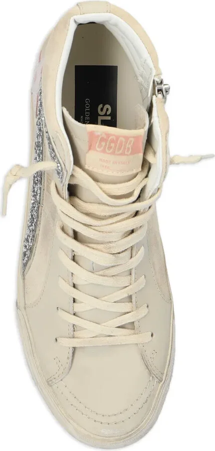 Slide high-top suede sneakers - Image 4