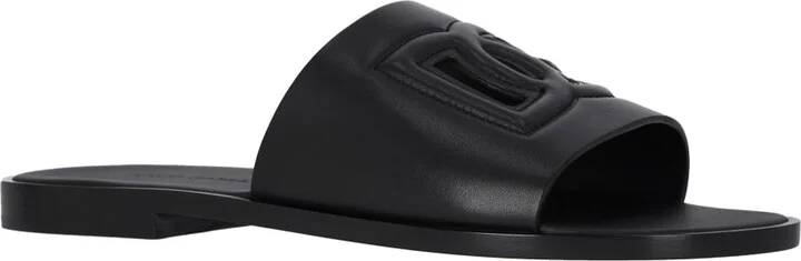 Slide Leather Sandals - Image 2