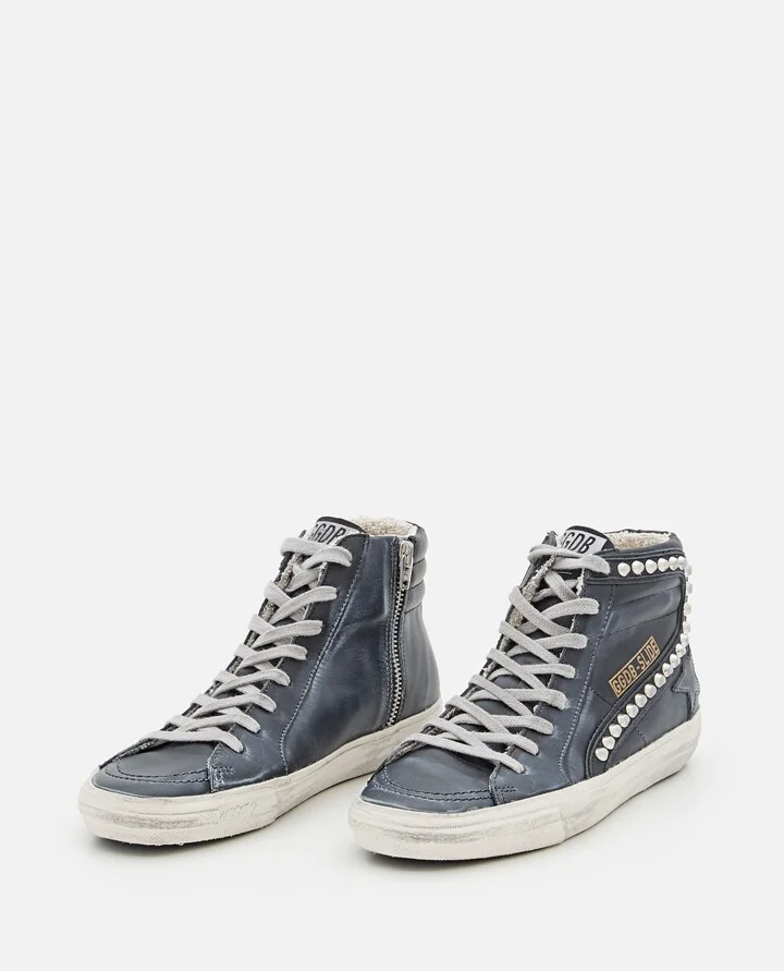 Slide Leather Sneakers - Image 2