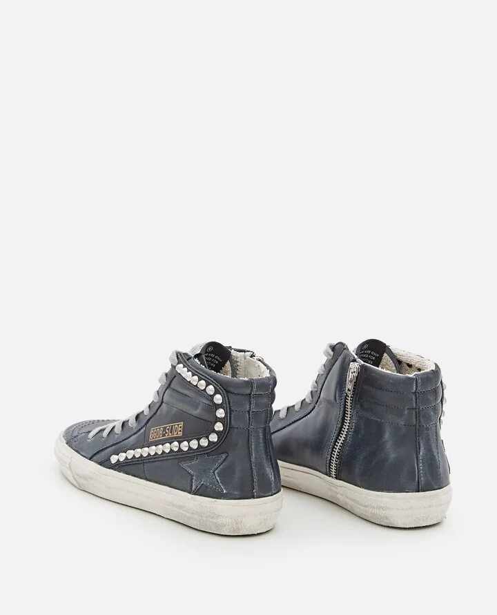 Slide Leather Sneakers - Image 3