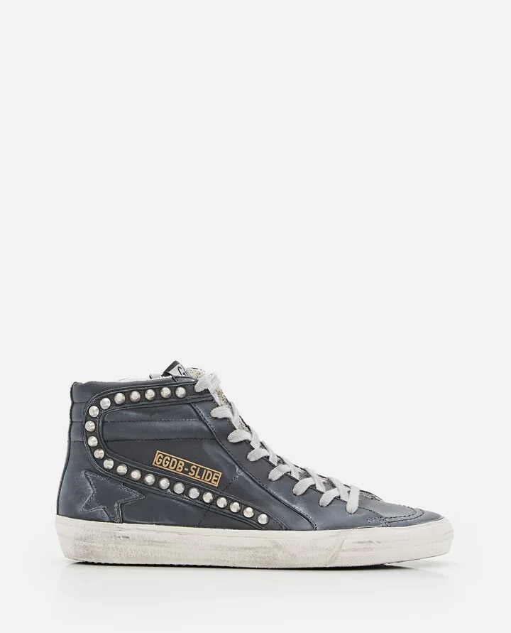 Slide Leather Sneakers