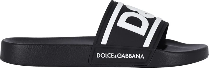 Slide Logo Sandals