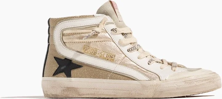 Slide Penstar Sneaker in Platinum/Gold/Ice/Black/White