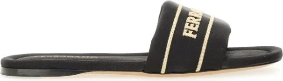 Slide Sandal With Iconic Logo Detail
