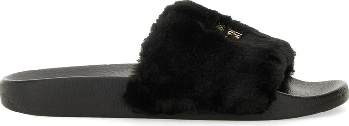 Slide Sandal With Logo