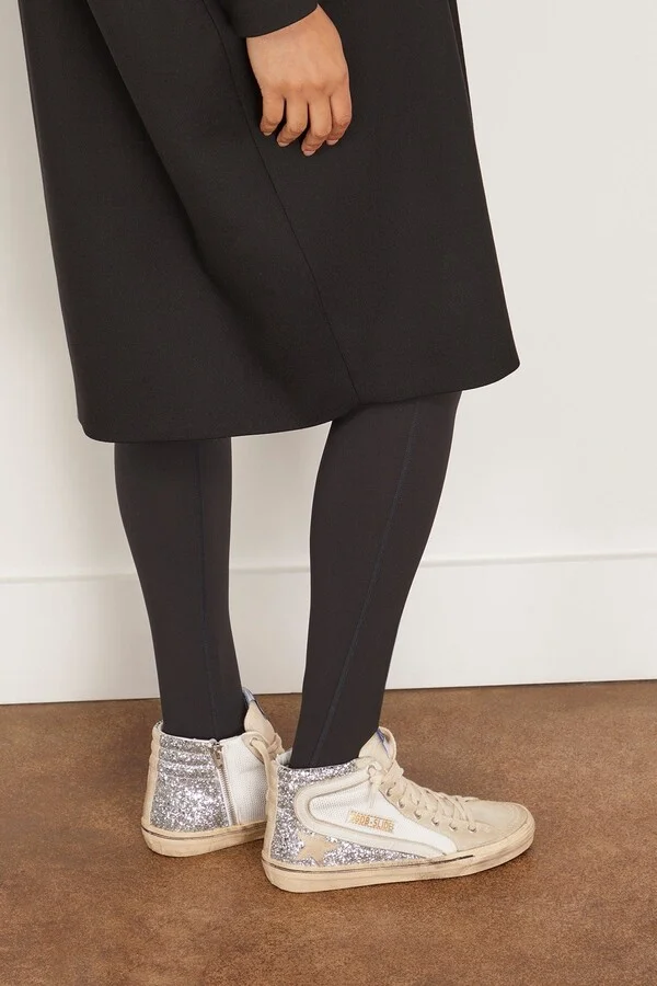 Slide Sneaker in Silver/White/Marble - Image 2