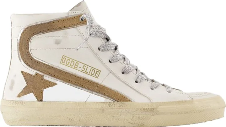 Slide Sneakers - Golden Goose Deluxe Brand - Leather - White