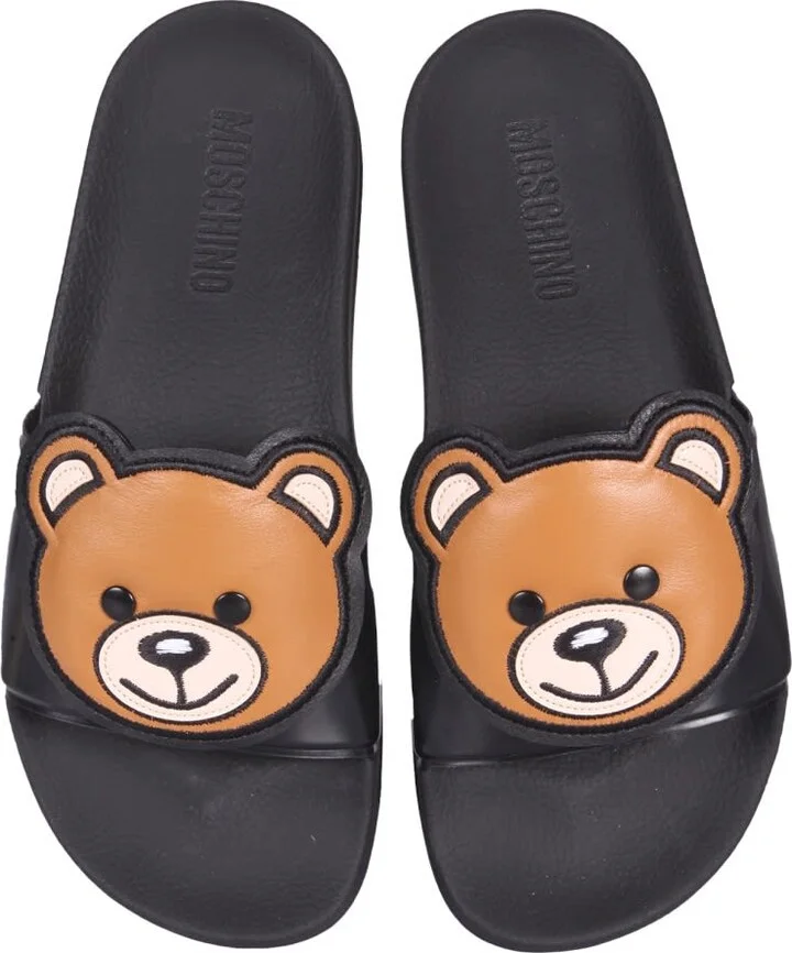 Slide Teddy Bear Sandals - Image 2