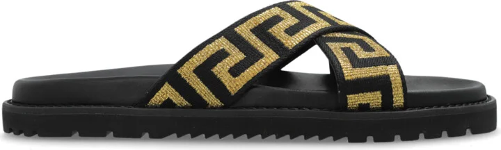 Slides With Logo, , - Black