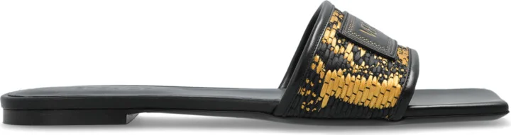 Slides With Logo, , - Black