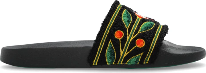 Slides With Logo, , - Black