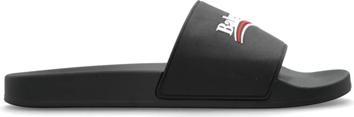 Slides With Logo, , - Black