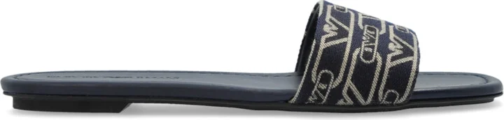 Slides With Logo, , Navy - Blue