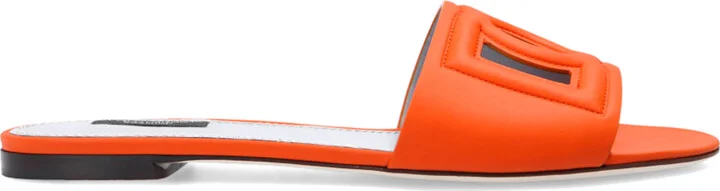 Slides With Logo, , - Orange