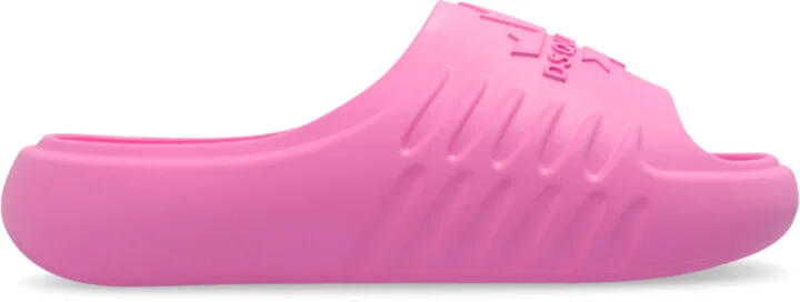 Slides With Logo, , - Pink