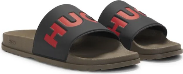 Slides with logo strap