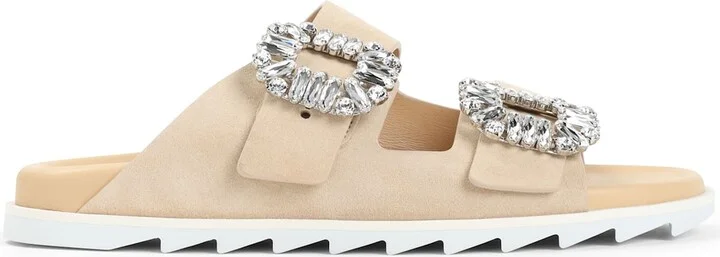 Slidy Strass Buckle Sandals - Image 2