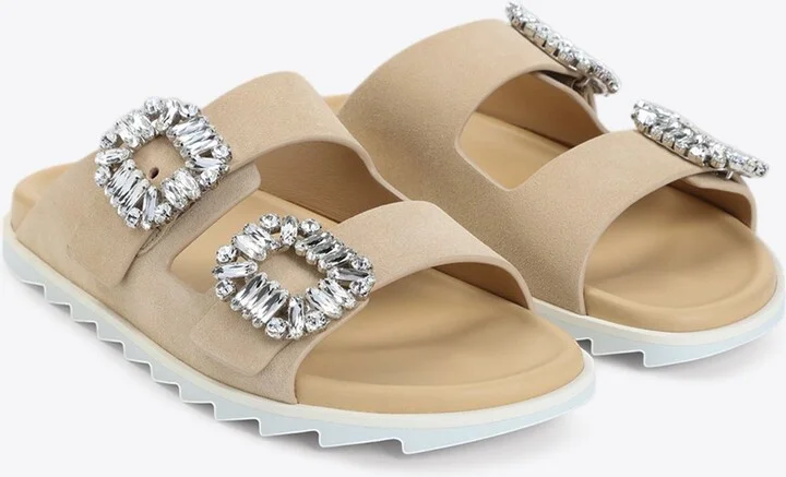 Slidy Strass Buckle Sandals - Image 2
