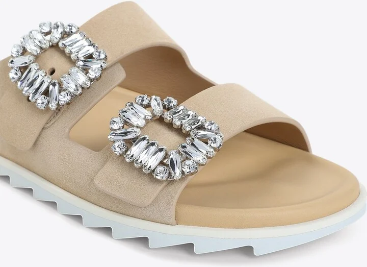 Slidy Strass Buckle Sandals - Image 3