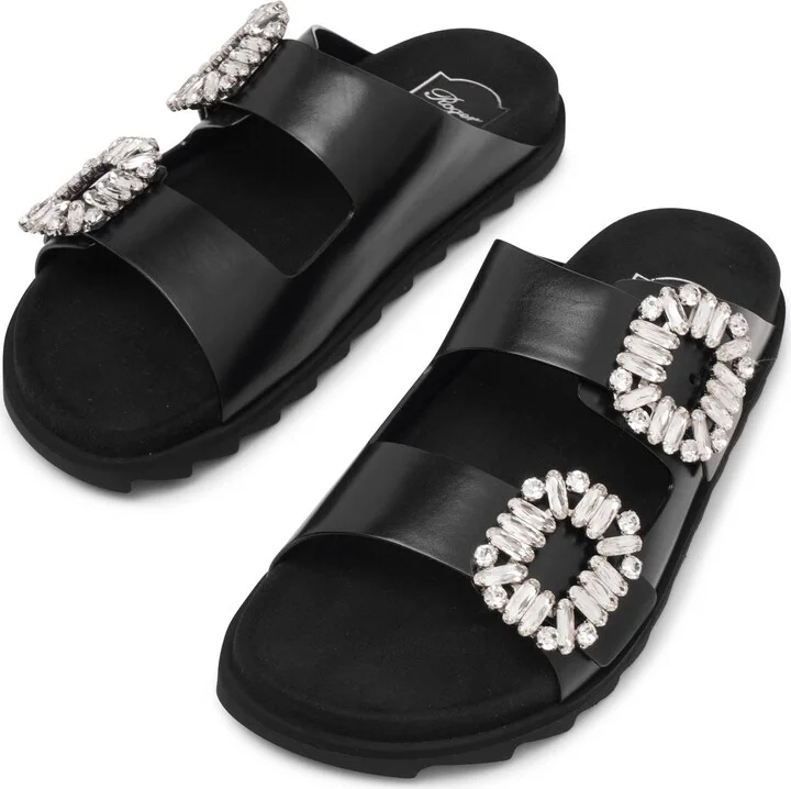 Slidy Viv black slides - Image 5