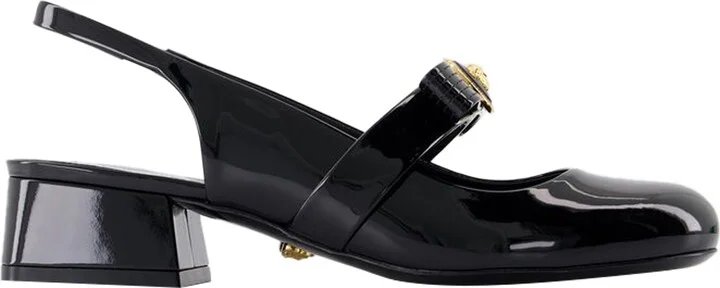Sligback Gianni Ribbon - Versace - Leather - Black