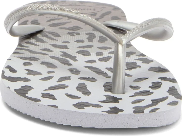 Slim Animal Print Flip Flop - Image 3