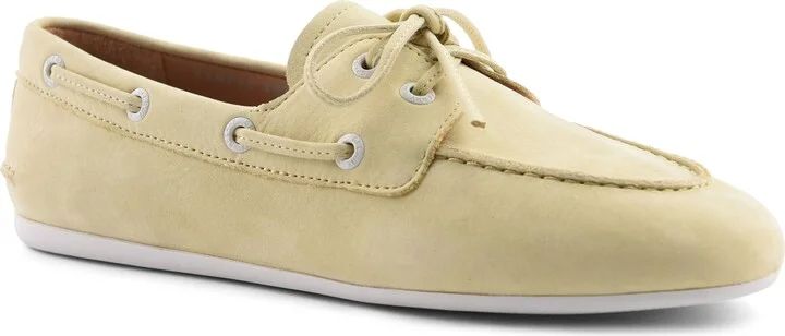 Light Yellow Leather Nubuck